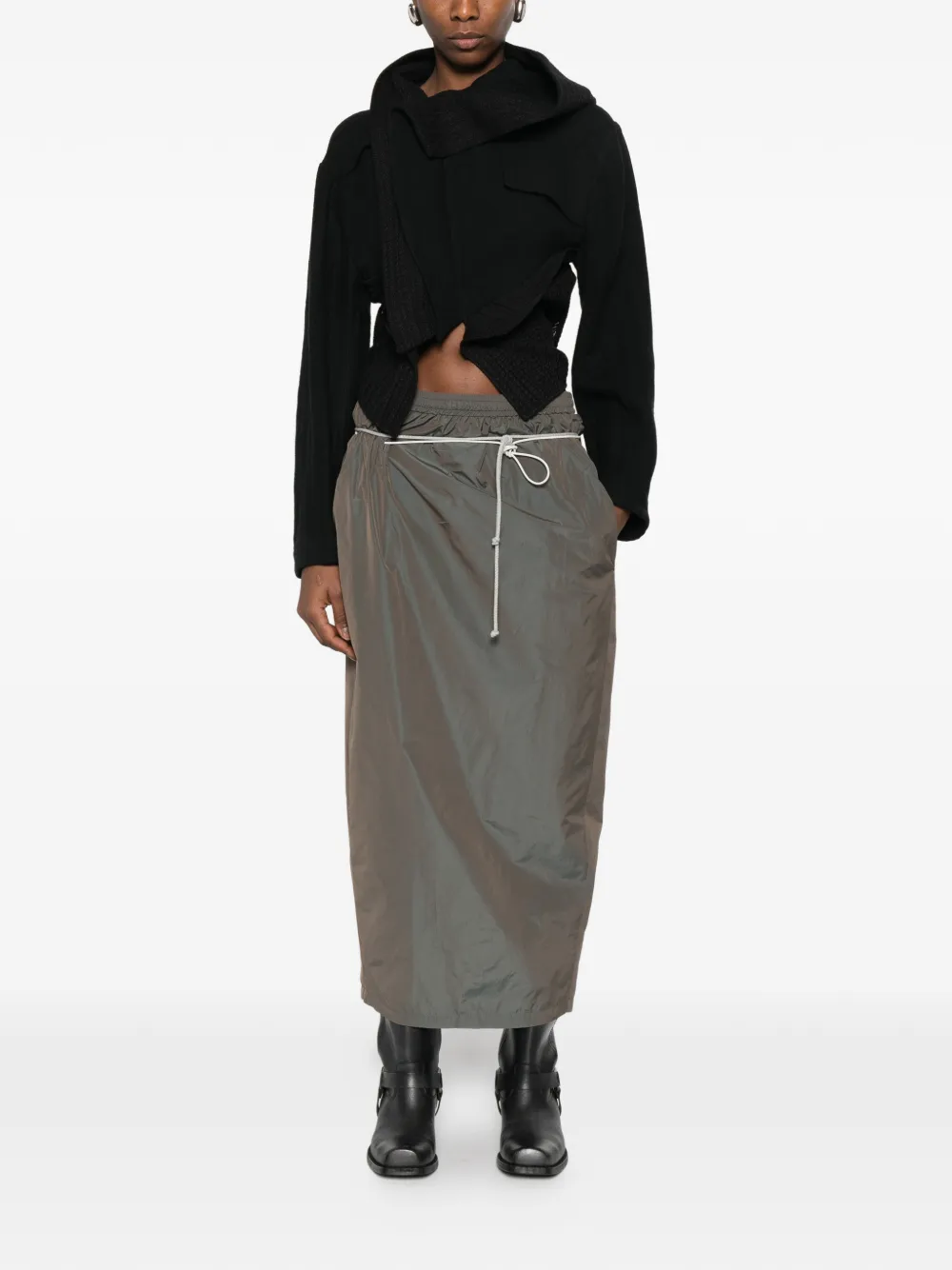  Magliano Gabber Drawstring Skirt - Green 