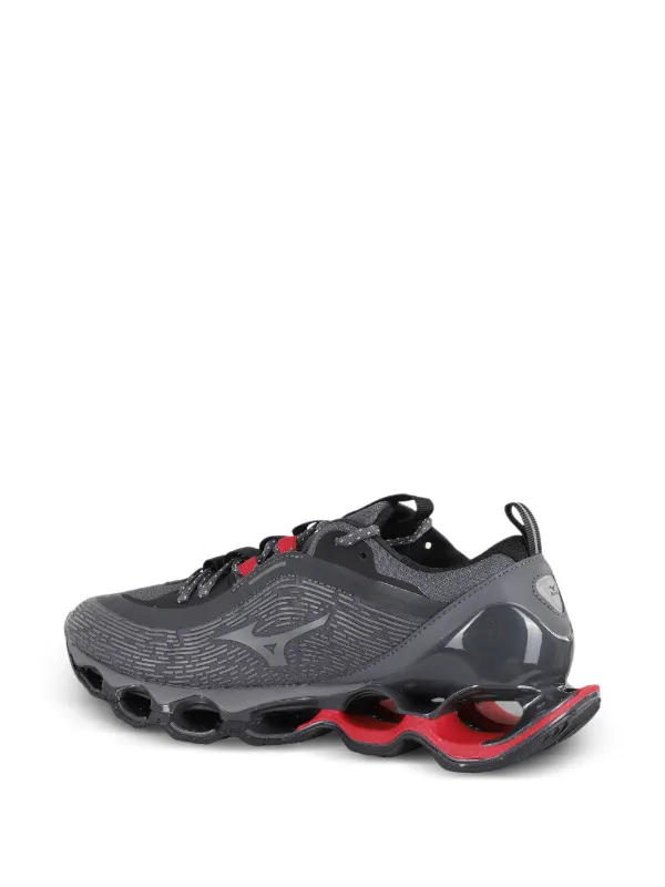 Mizuno WAVE PROPHECY 13.2 Logo Sneakers | Grey | FARFETCH