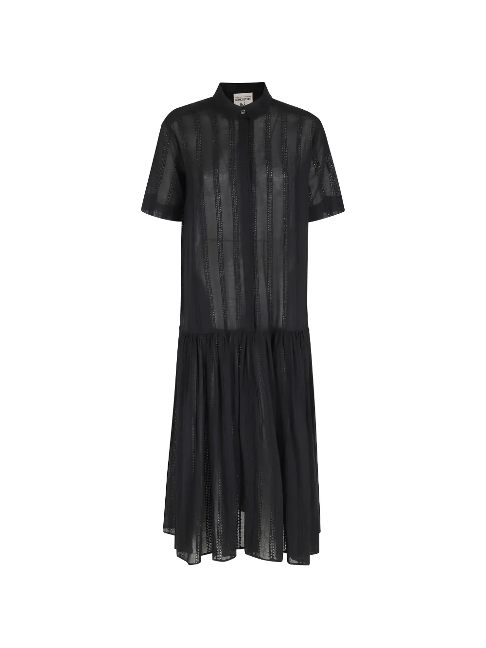 Semicouture ruffled dress - Nero