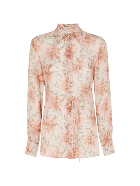 Semicouture camisa con estampado floral