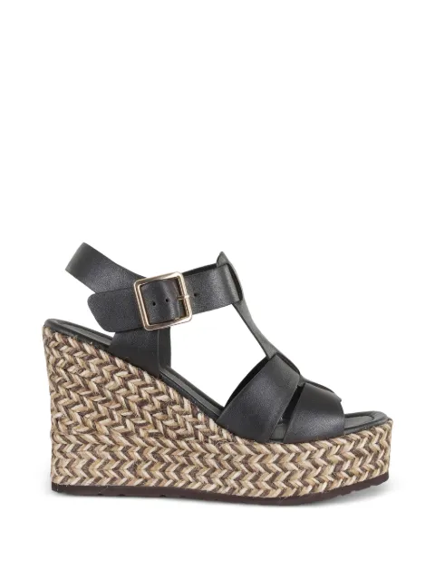 Paloma Barceló woven buckle strap sandals