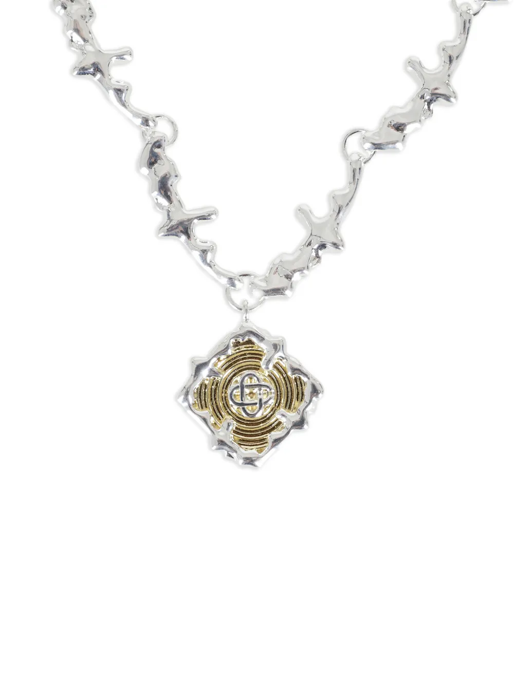 medallion chain necklace