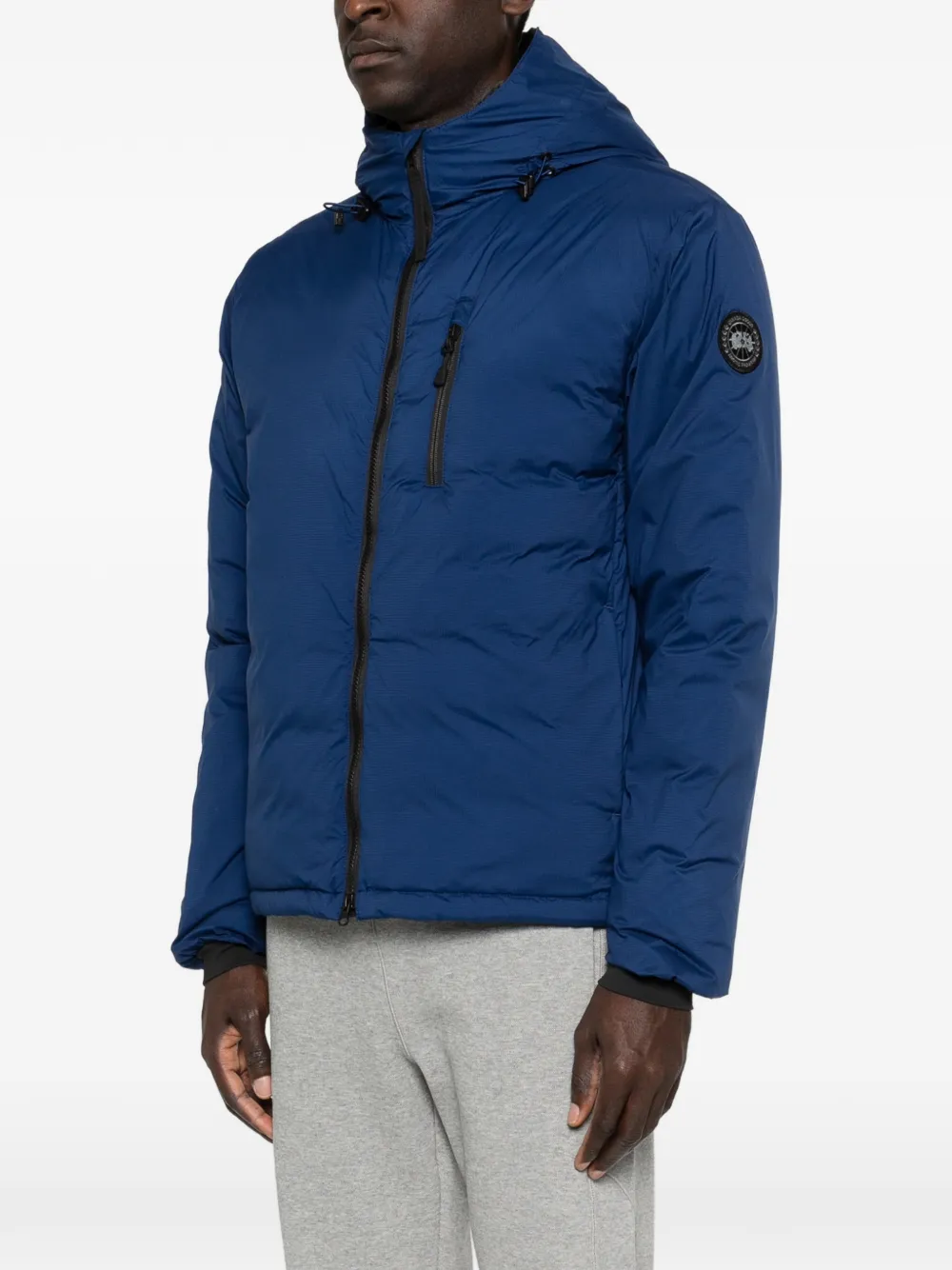  Canada Goose Lodge Hooded Zip Jacket - Blue 