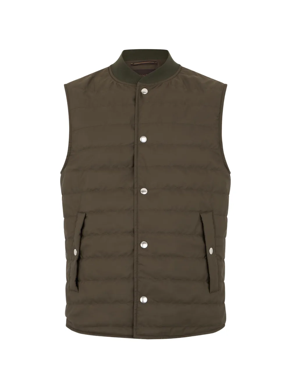 slowear quilted sleeveless coat - Green