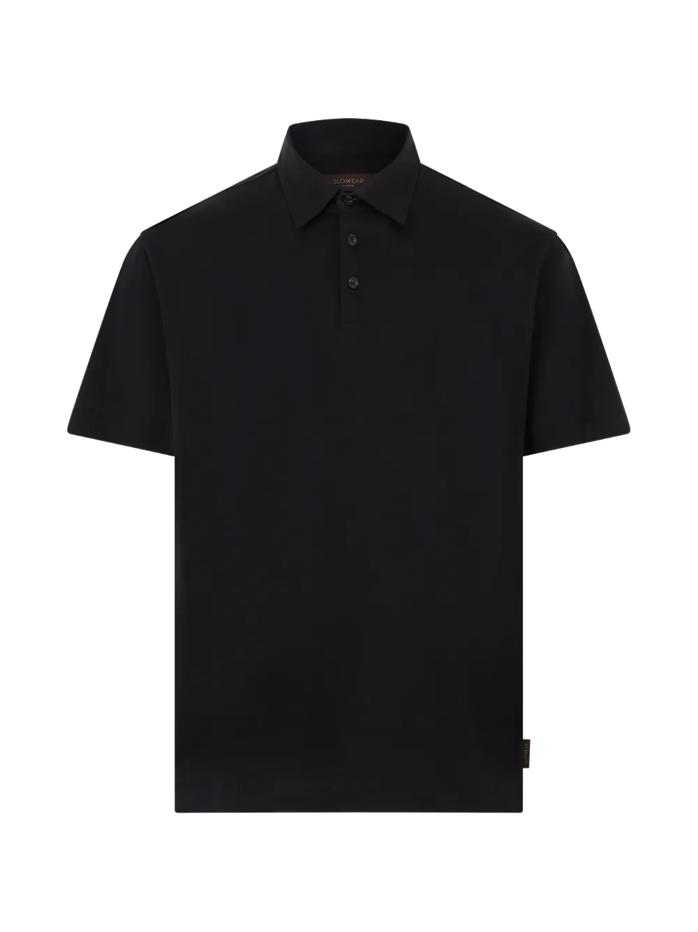 slowear short-sleeve polo shirt - Nero