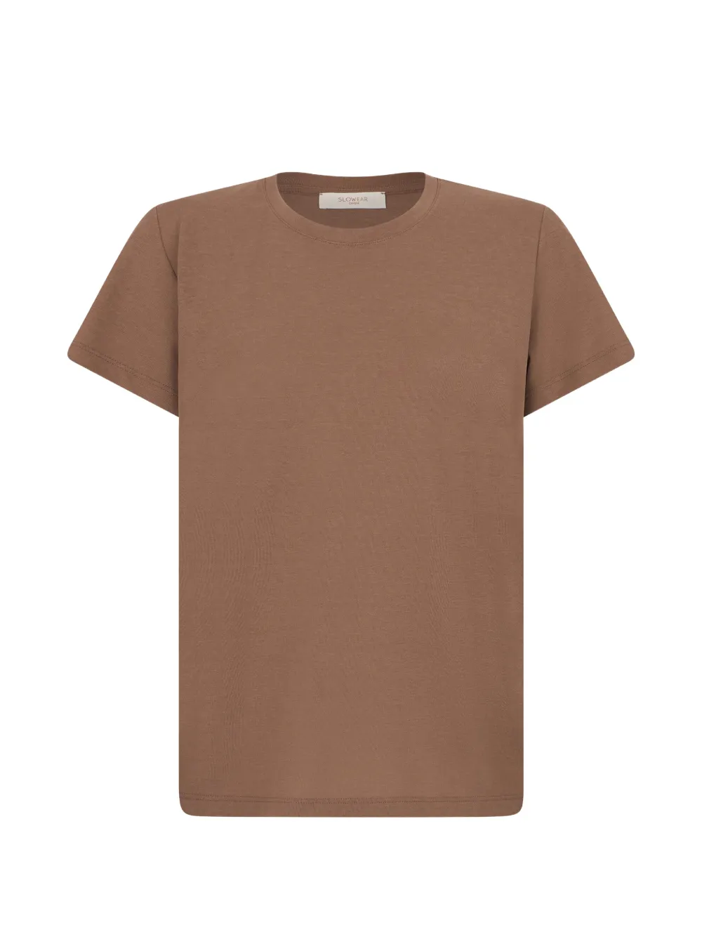 slowear crew-neck T-shirt - Marrone