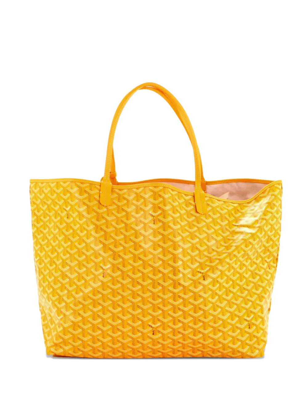 Goyard Pre-Owned Borsa tote Saint Louis GM in tela cerata - Arancione