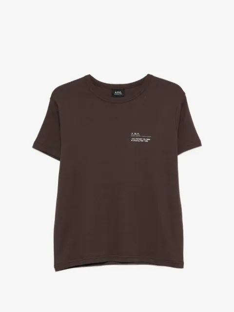 A.P.C. logo-detail T-shirt
