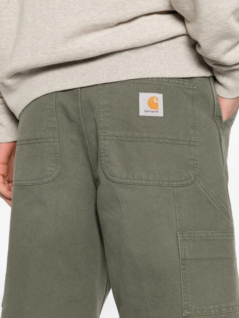 Carhartt WIP Single Knee shorts Groen