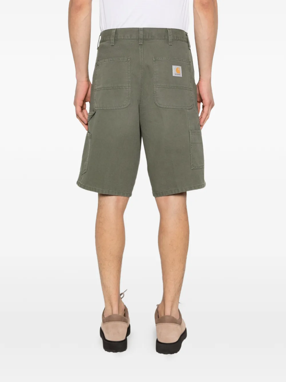 Carhartt WIP Single Knee shorts Groen