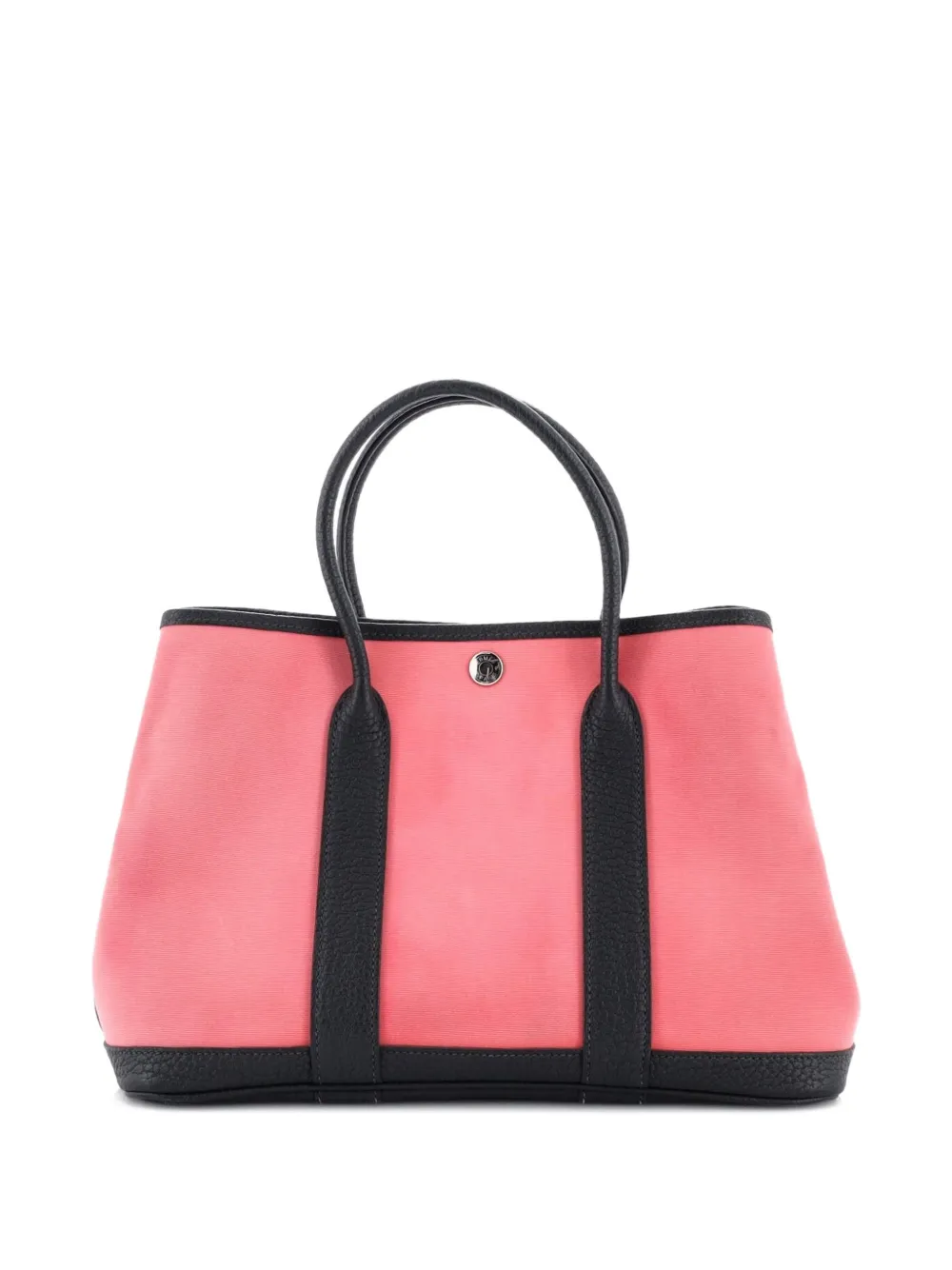 Hermès Pre-Owned Garden Party Toile and Leather 30 tote bag - Grigio