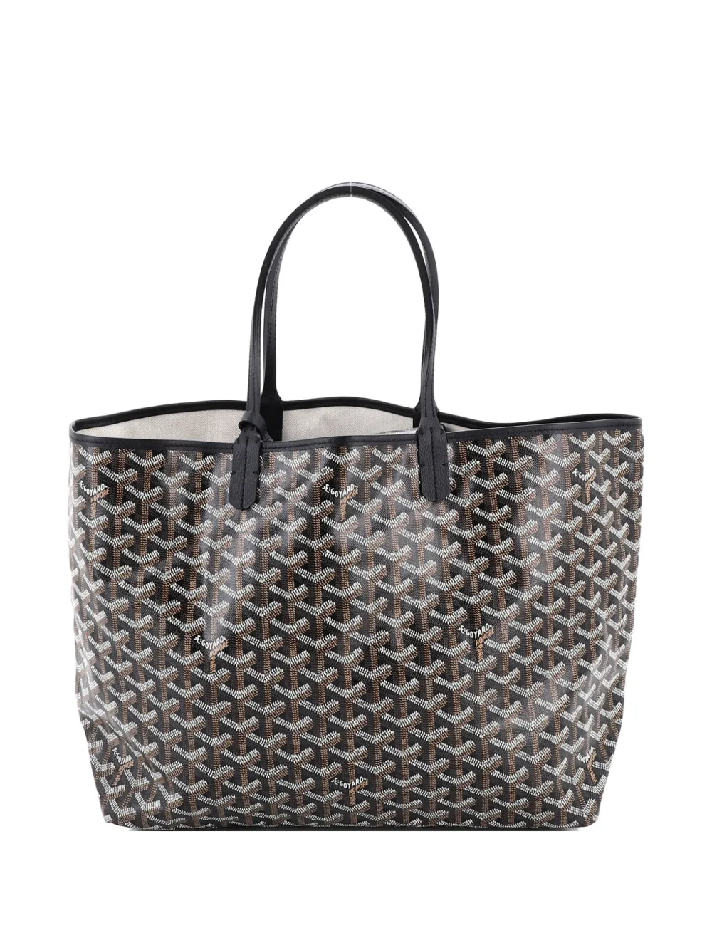 Goyard Pre-Owned Borsa tote Saint Louis PM in tela cerata - Nero