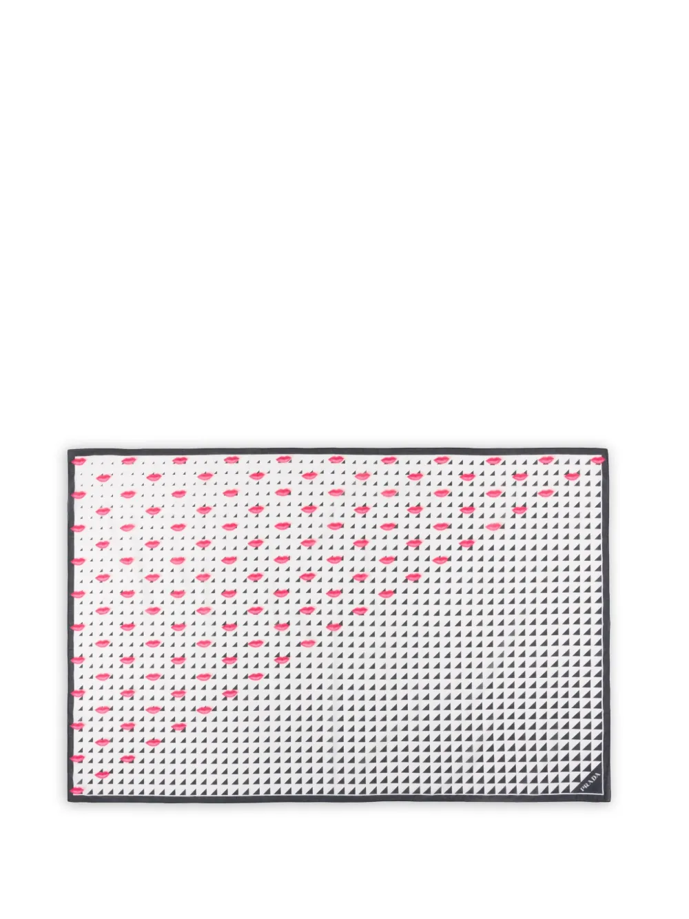 Prada Katoenen wikkeldoek met print Wit