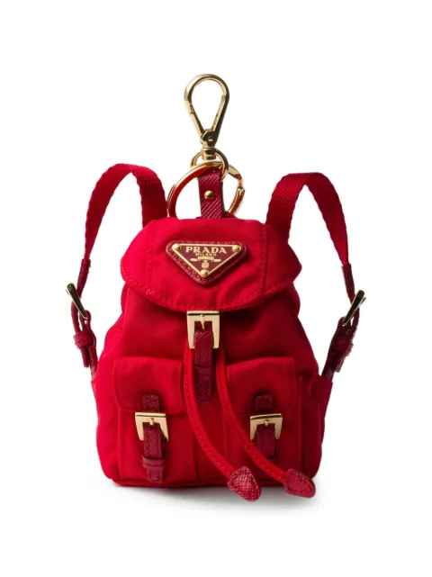 Prada dije de llavero Icon Re-Nylon mini