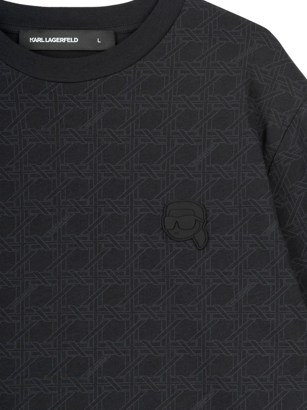  Karl Lagerfeld Patterned T-shirt - Blue 