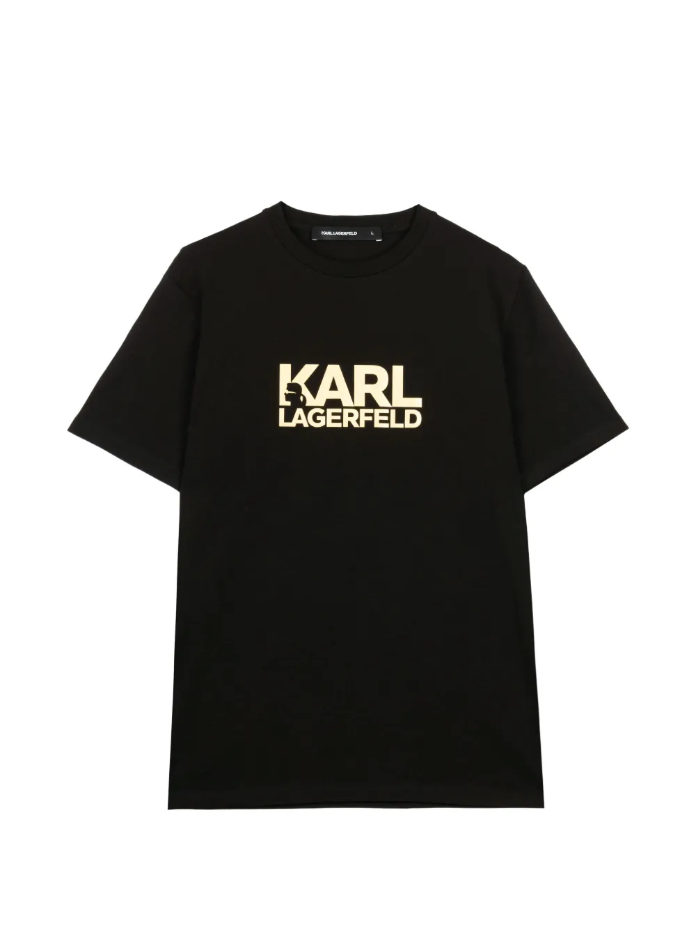 Karl Lagerfeld logo-print T-shirt - Nero