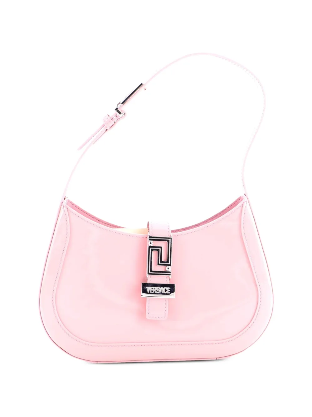 Versace Pre-Owned Greca Goddess Hobo Bag Leather Small shoulder bag - Rosa