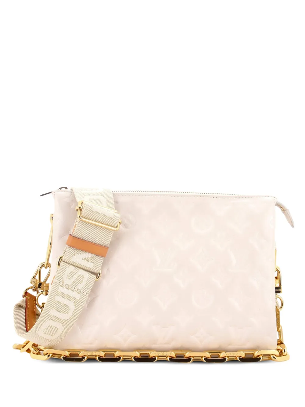 Louis Vuitton Pre-Owned Coussin Bag Monogram Embossed Lambskin PM crossbody bag - Neutrals