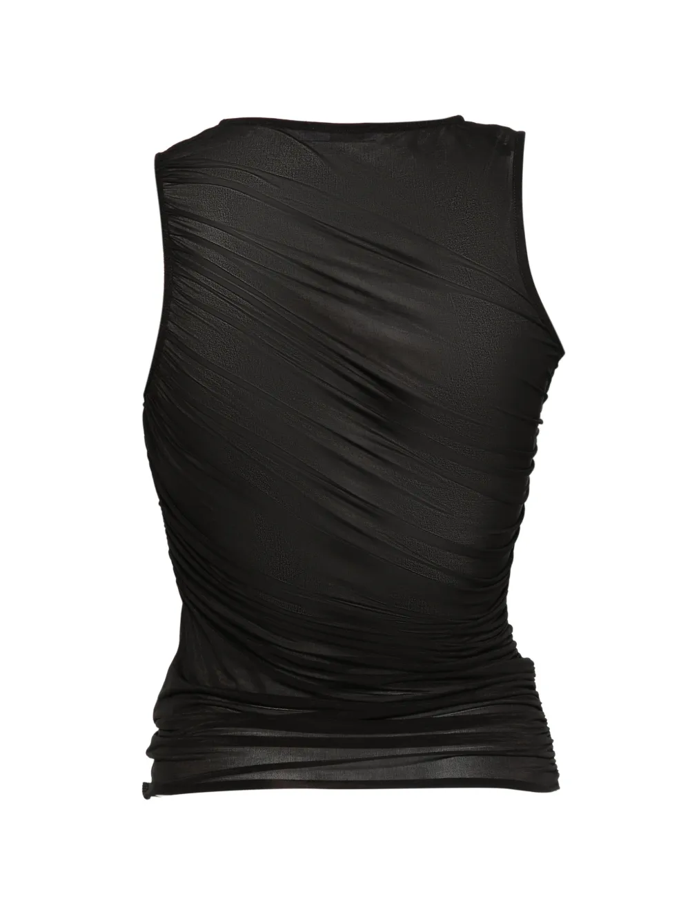  Patrizia Pepe Ruched Top - Black 