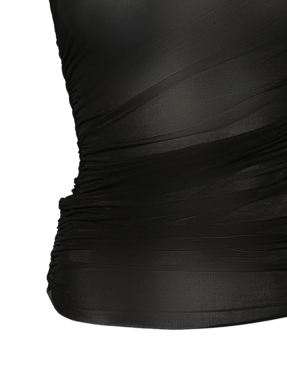  Patrizia Pepe Ruched Top - Black 