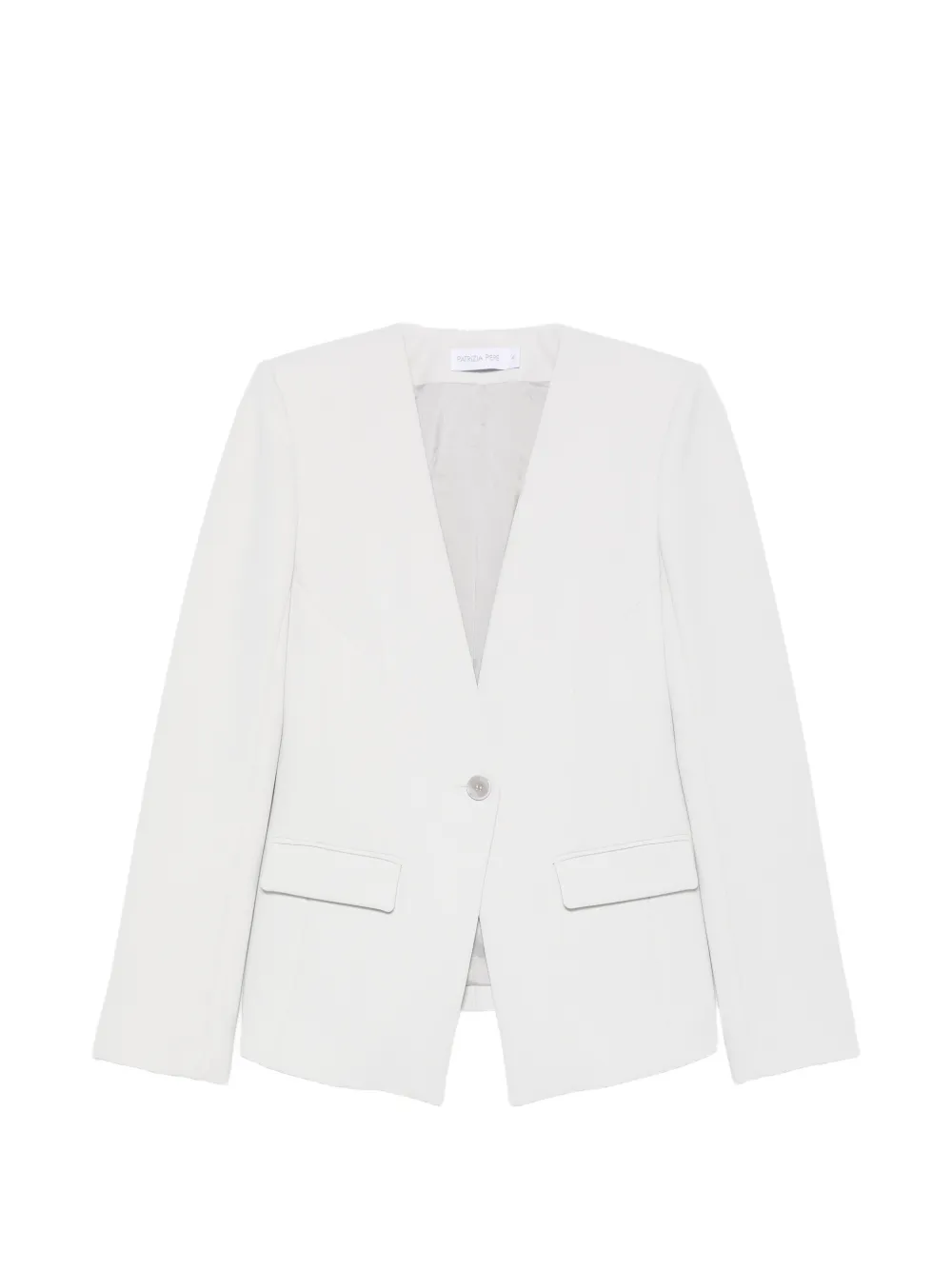 Patrizia Pepe single-breasted pocket jacket - Grigio