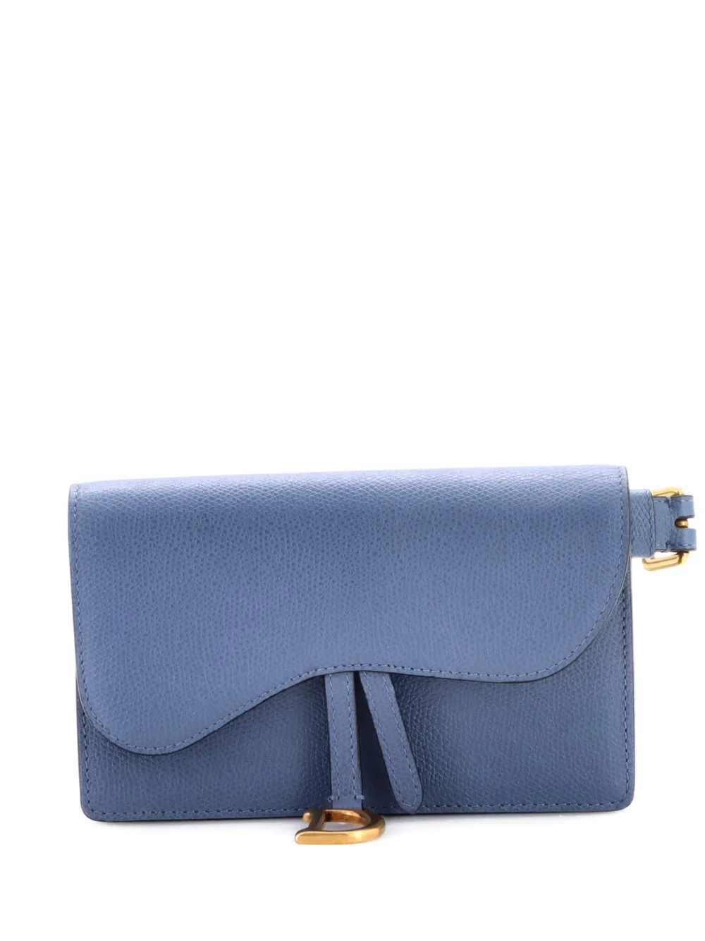 Christian Dior Pre-Owned Marsupio Saddle Rectangular in pelle - Blu