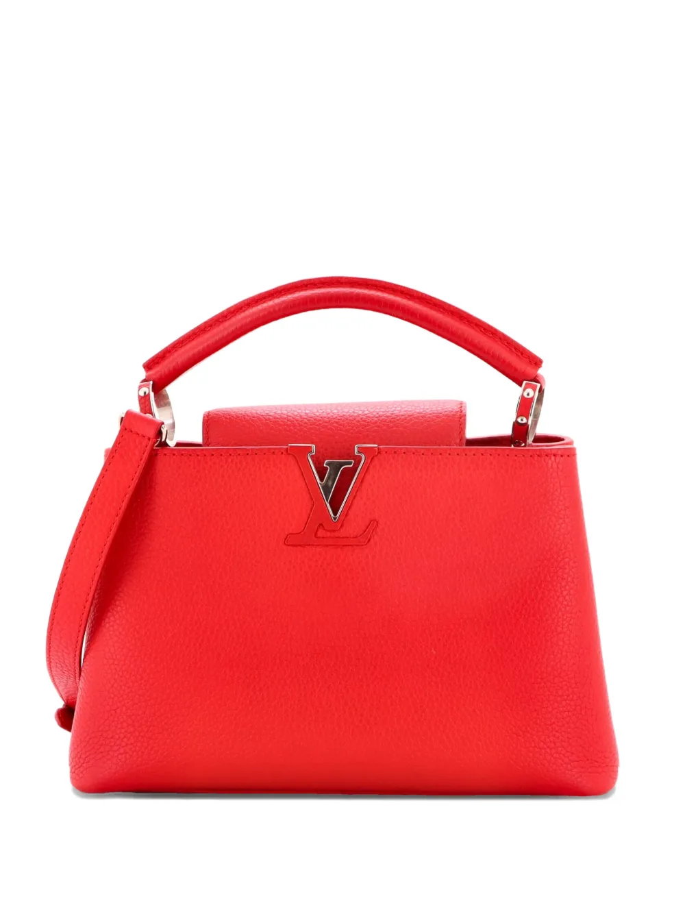 Louis Vuitton Pre-Owned Capucines Bag Leather BB satchel - Rosso