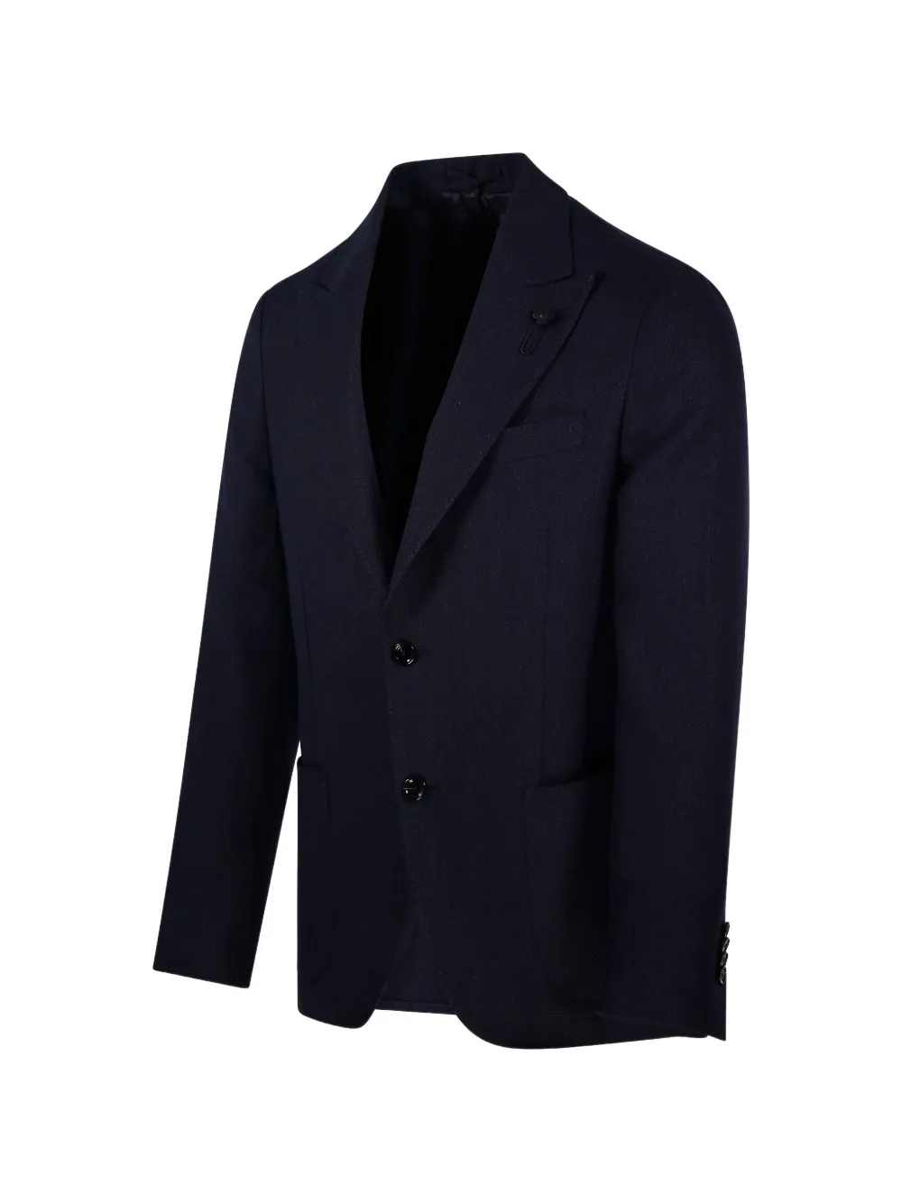 Lardini Blazer met enkele rij knopen Blauw