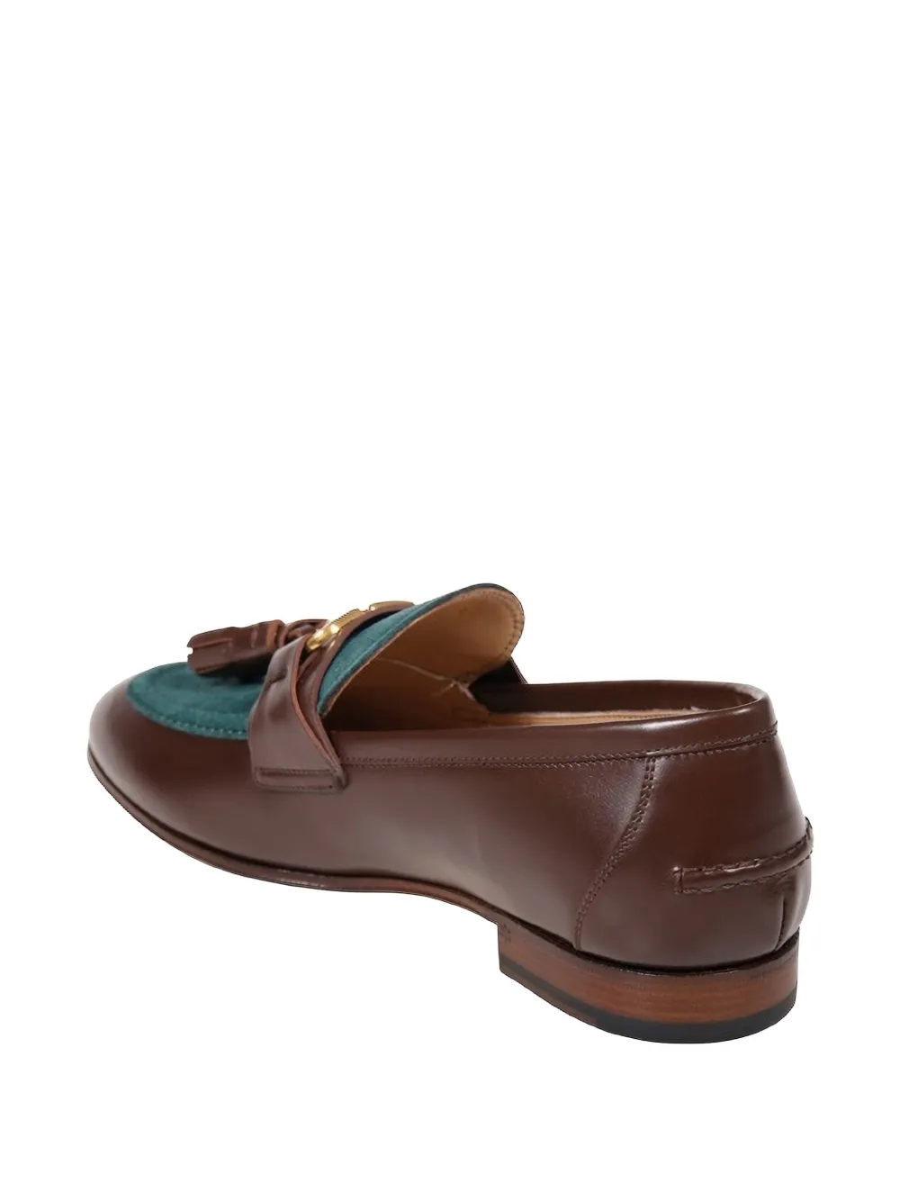 Valentino Garavani Vaniteux tassel-detail leather loafers Bruin