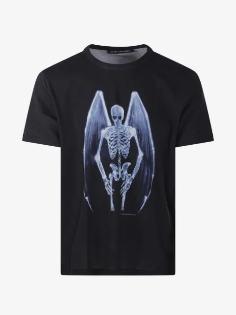 OUR LEGACY Fallen Angel T-shirt med tryk