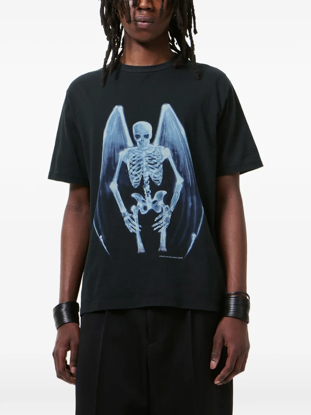 OUR LEGACY Fallen Angel T-shirt met print Zwart