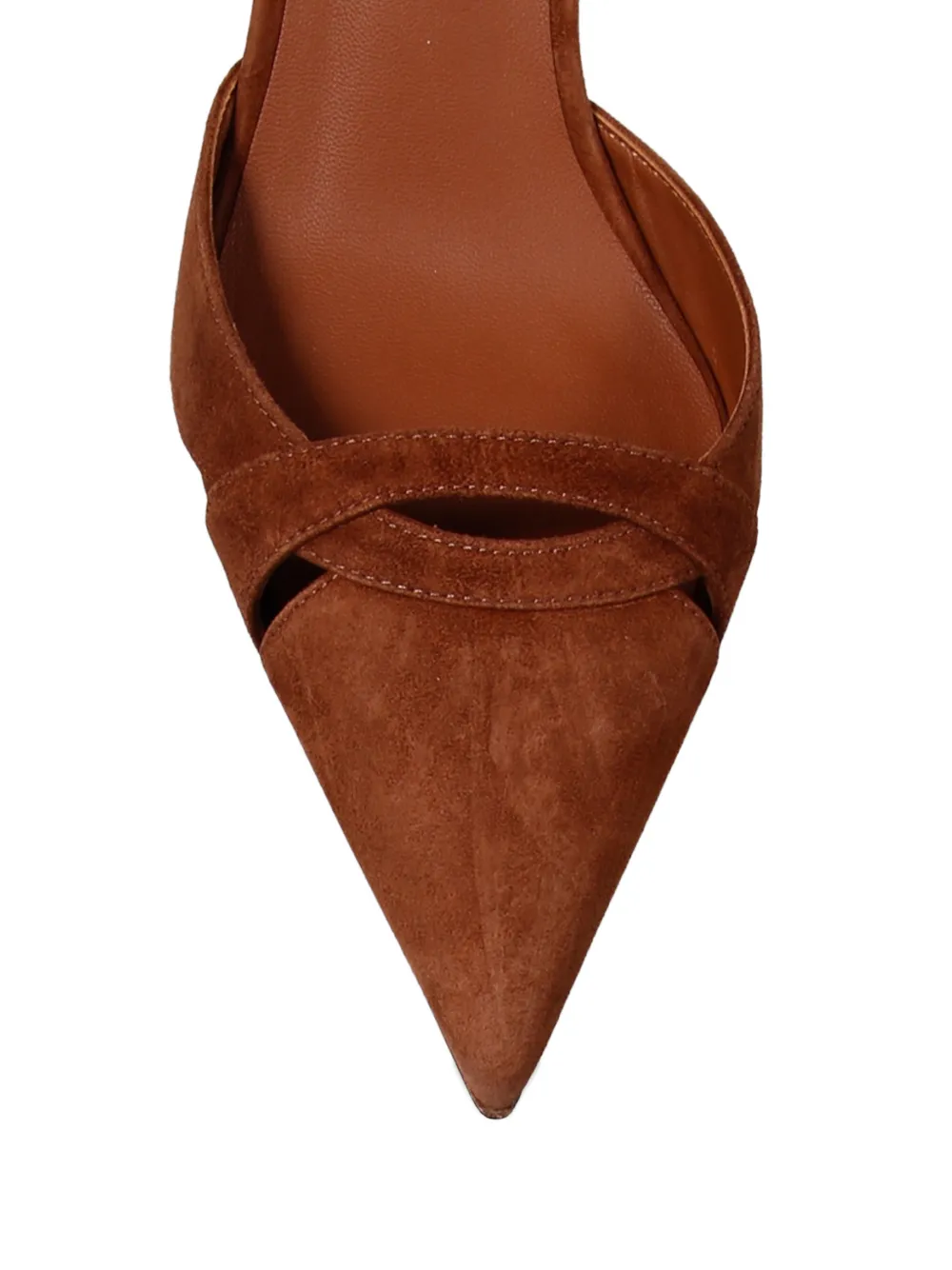 Sergio Levantesi Ester leather pumps Bruin