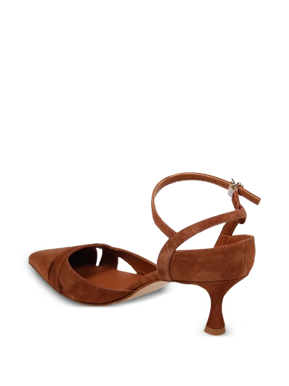  Sergio Levantesi Ester Leather Pumps - Brown 