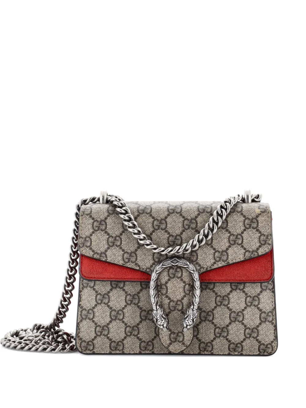 Gucci Pre-Owned Borsa a tracolla Dionysus mini in tela cerata GG - Marrone
