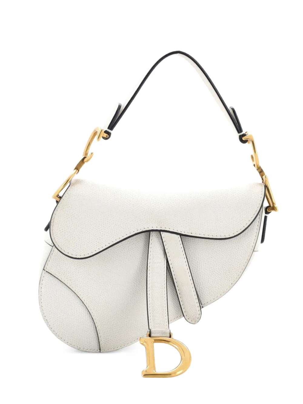 Christian Dior Pre-Owned Saddle Handbag Leather Mini shoulder bag - Toni neutri