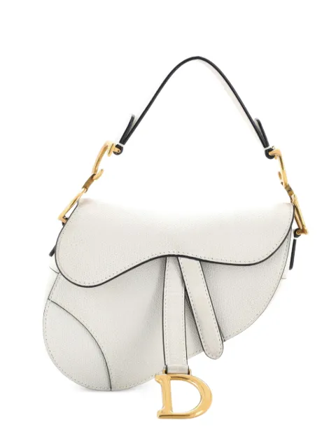 Christian Dior Pre-Owned bolsa de hombro Saddle mini de piel