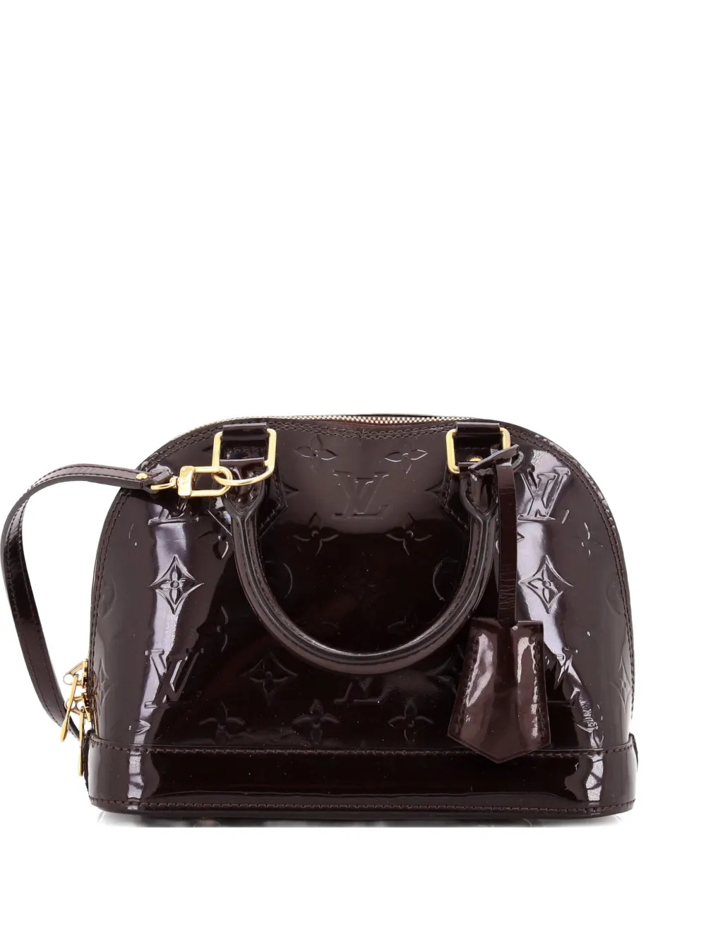 Louis Vuitton Pre-Owned Alma Handbag Monogram Vernis BB shoulder bag - Rosso