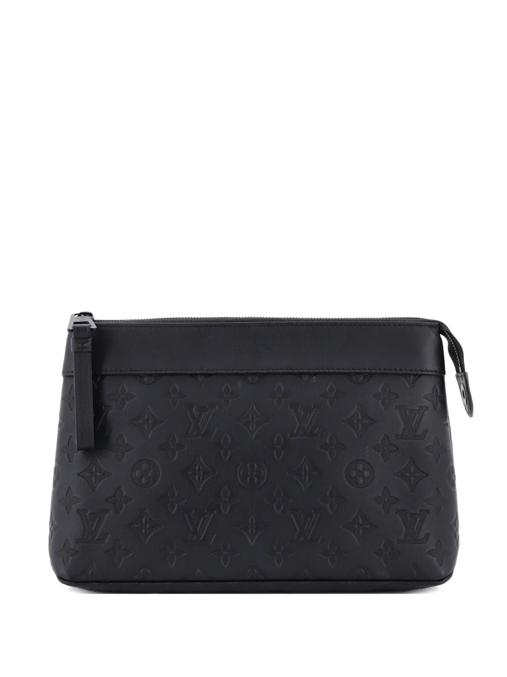 Louis Vuitton Pre-Owned Clutch Pochette Voyage Souple in pelle Monogram Shadow - Nero