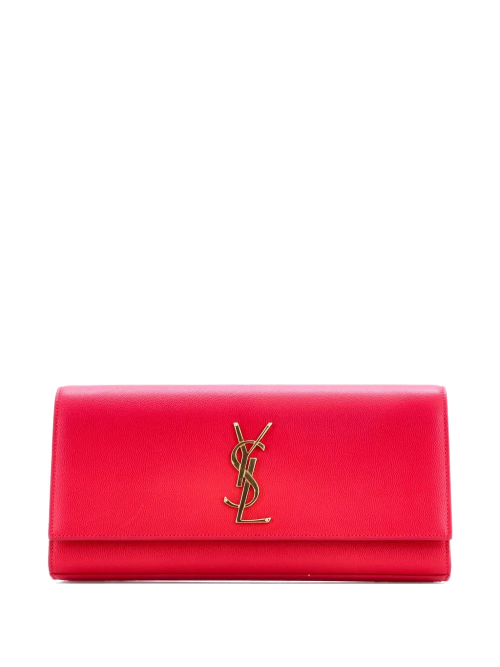 Saint Laurent Pre-Owned Classic Monogram Leather Long clutch bag - Rosa