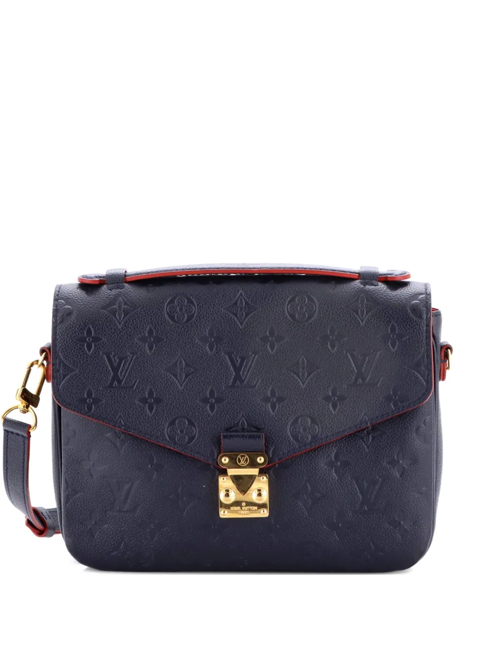 Louis Vuitton Pre-Owned Pochette Metis Monogram Empreinte Leather crossbody bag - Blu