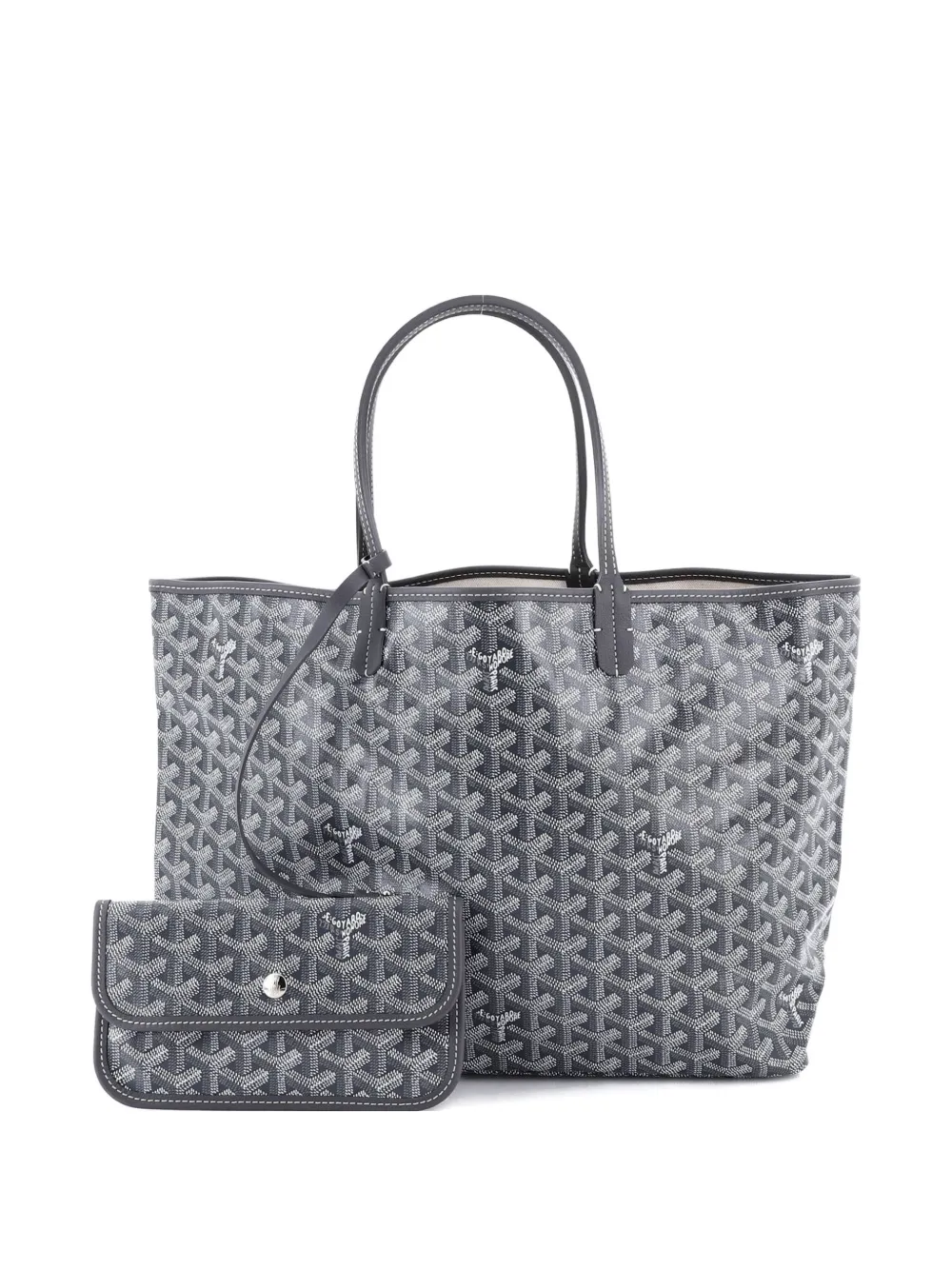 Goyard Pre-Owned Saint Louis Coated Canvas PM tote bag - Grigio