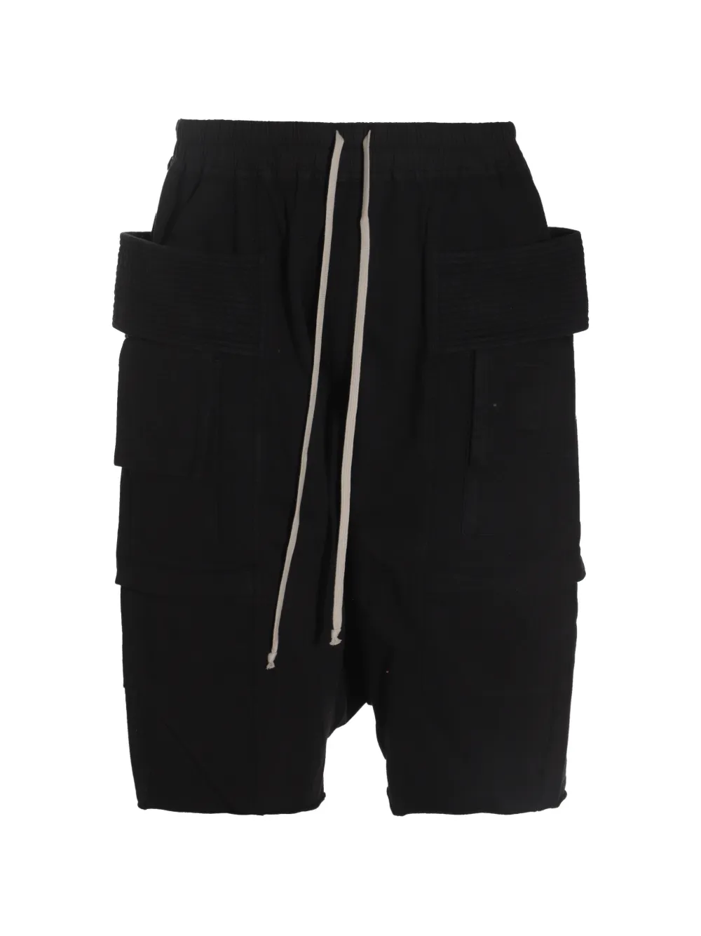 Rick Owens DRKSHDW drawstring cargo shorts - Nero
