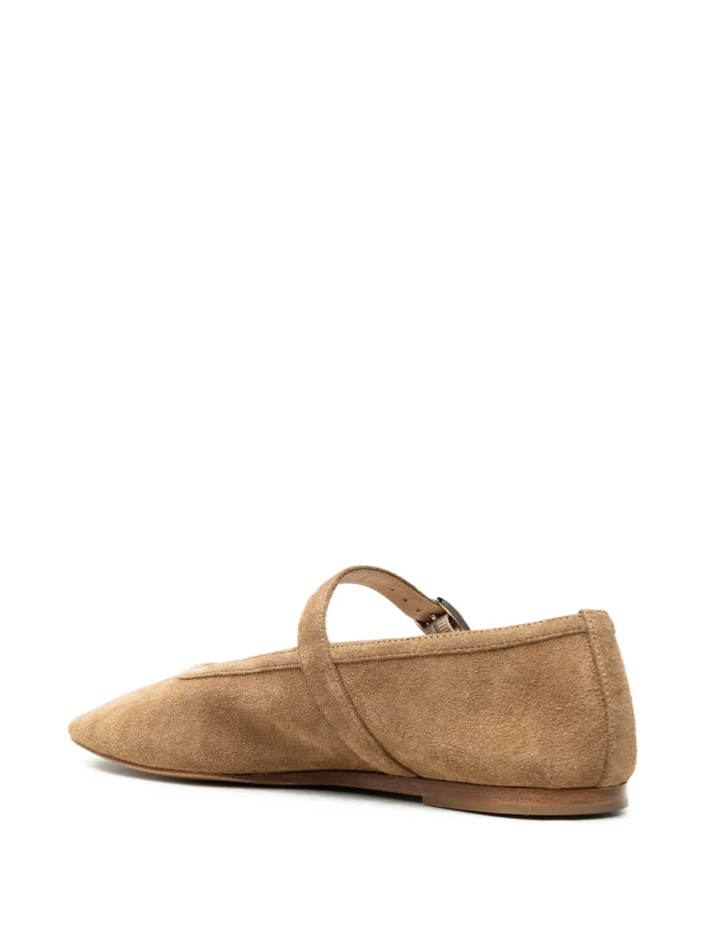 Le Monde Beryl buckle-strap ballet flats Beige