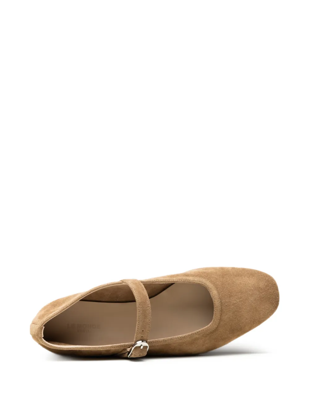 Le Monde Beryl buckle-strap ballet flats Beige