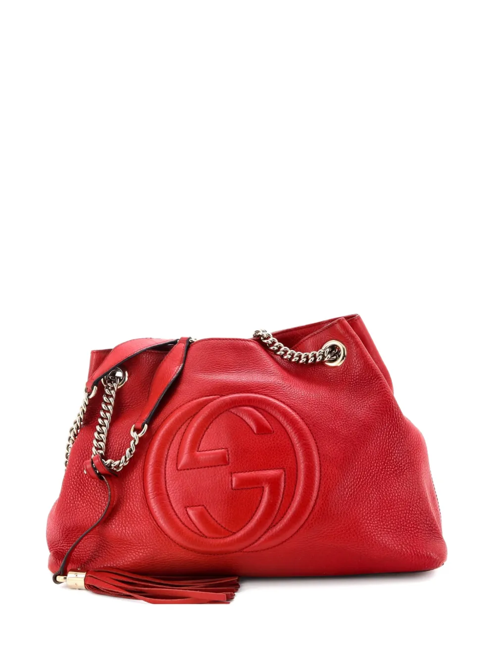 Gucci Pre-Owned Soho Chain Strap Leather Medium shoulder bag - Rosso