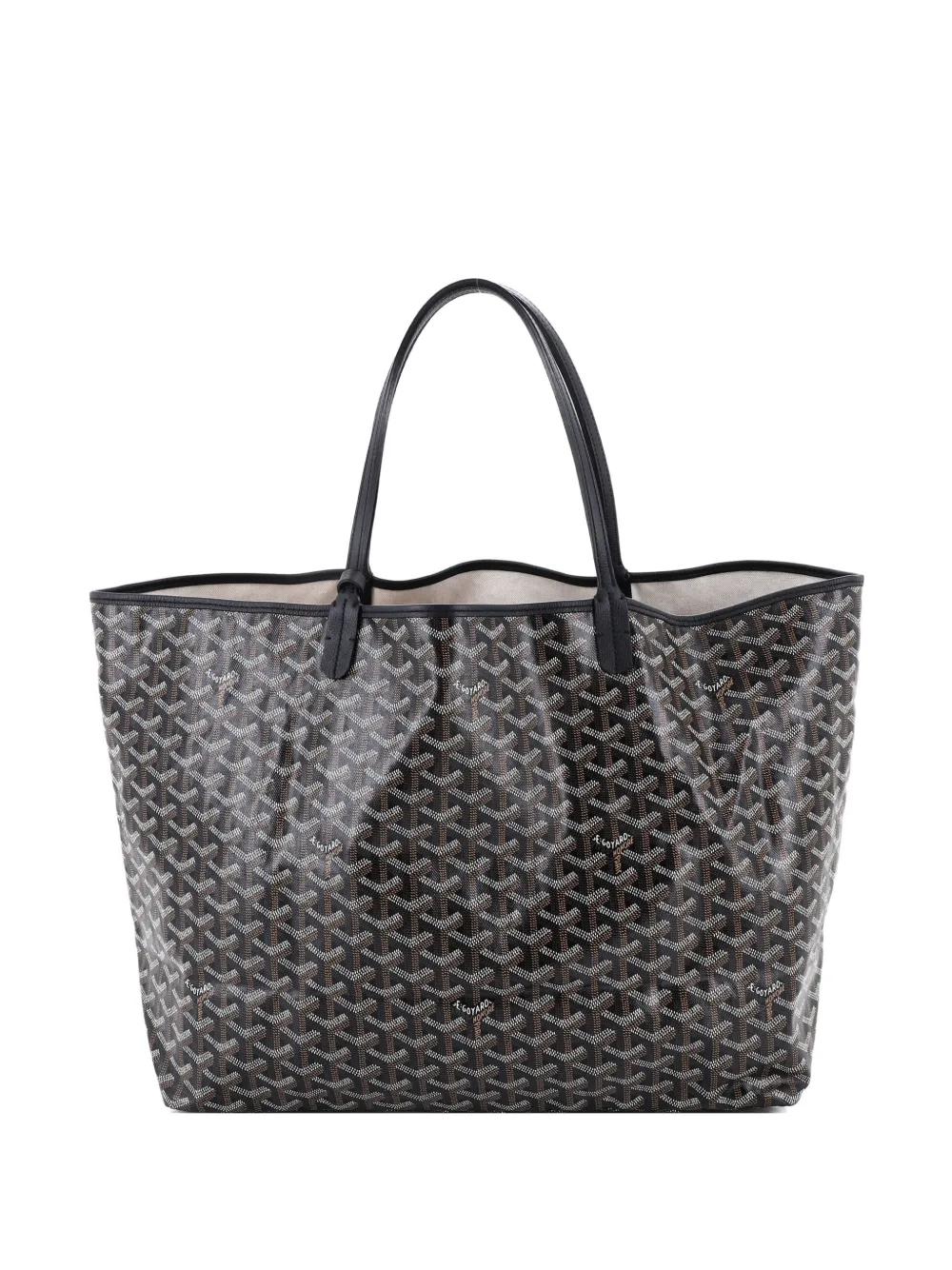 Goyard Pre-Owned Borsa tote Saint Louis GM in tela cerata - Nero