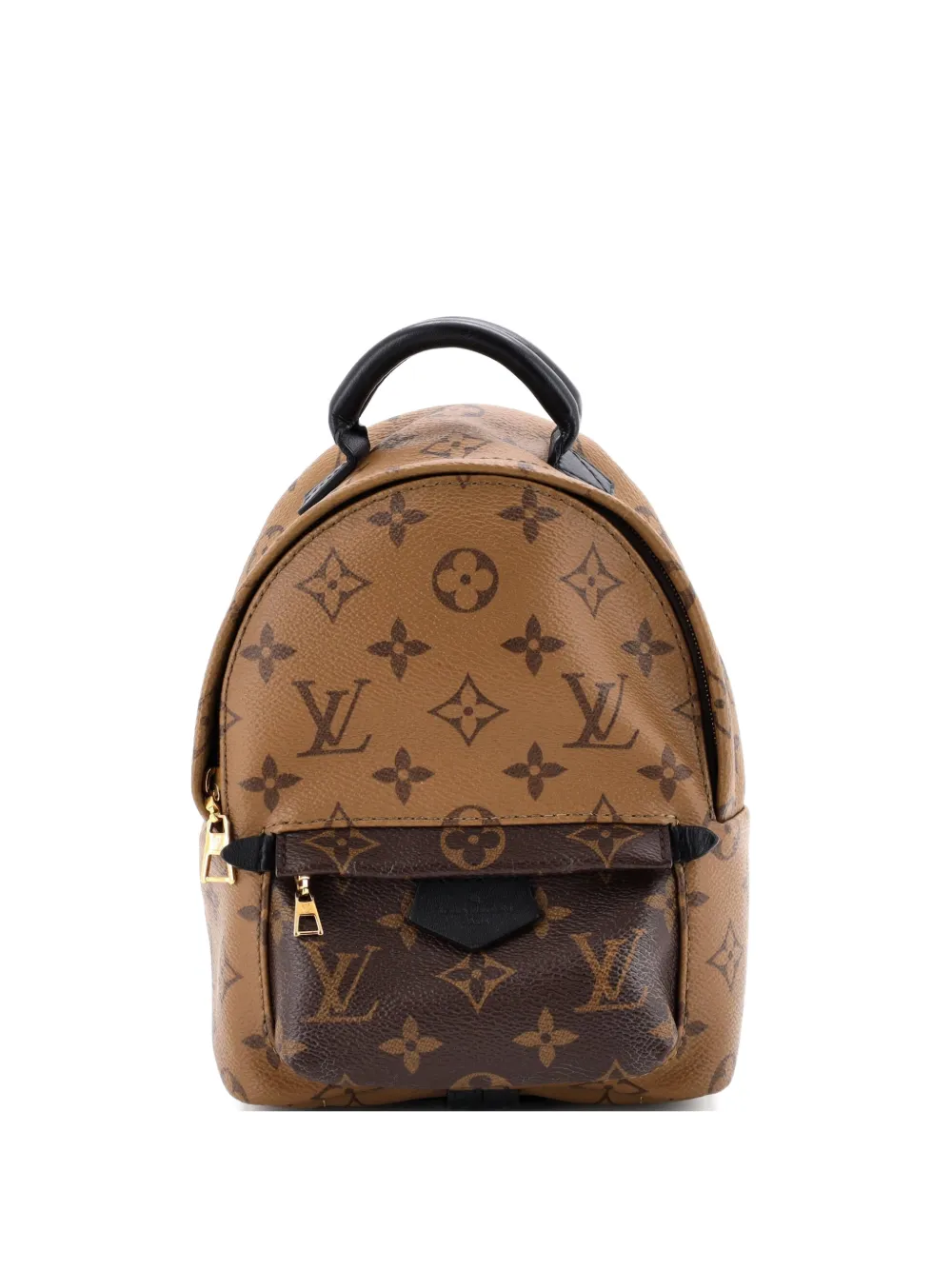 Louis Vuitton Pre-Owned Zaino Palm Springs mini in tela Monogram Reverse - Marrone