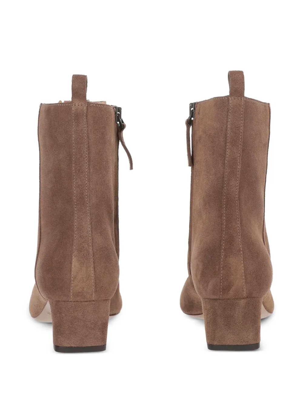 Sartore pointed-toe ankle boots Beige