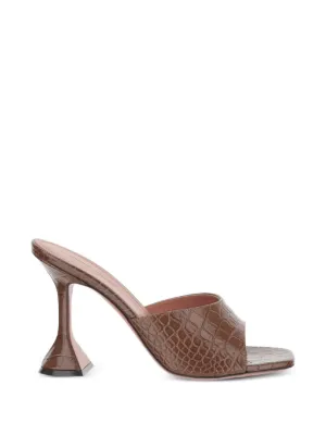 Manolo Blahnik Mule Maysale Com Salto 50mm | Vermelho | FARFETCH BR
