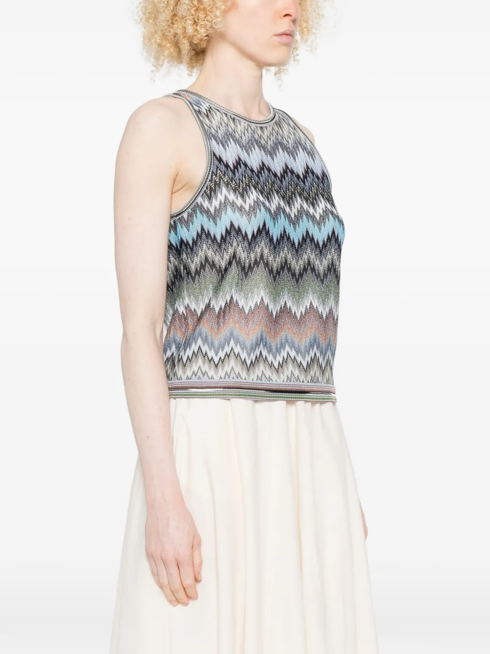 Missoni Spencer met ronde hals Blauw